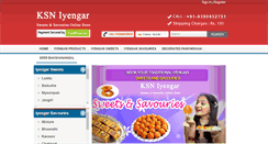 Desktop Screenshot of iyengarproducts.com
