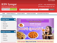 Tablet Screenshot of iyengarproducts.com